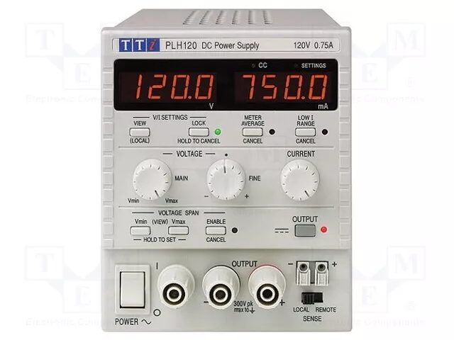 1 piece, Power supply: laboratory PLH120 /E2UK