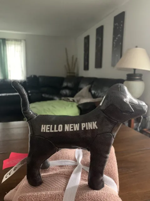 Victoria’s Secret VS PINK Plush Dog Pup Hello New Pink! RARE HTF