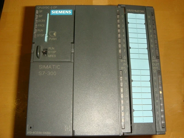 USED SIEMENS S7 PLC CPU313C-2DP 6ES7 313-6CE00-0AB0 Profibus 64kb MMC £ ...