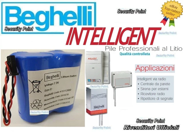 Batteria Ricaricabile Al Litio Beghelli CR2 3.0v 260mAh Alta Potenza Mod. 8872 - Foto 3