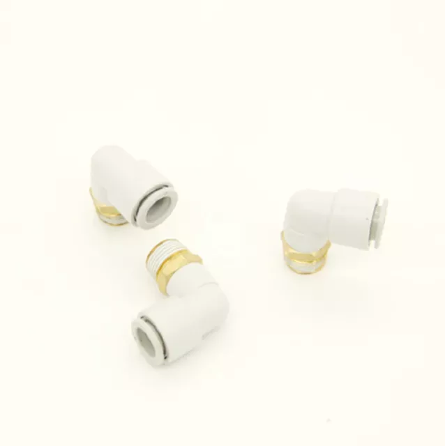 A● SMC KQ2L08-03S Male Elbow Push-in fitting Port size 3/8