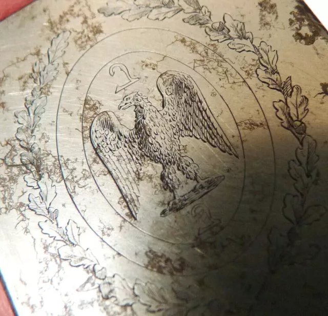 matrice de sceau cachet STERN armoiries blason aigle impérial royal