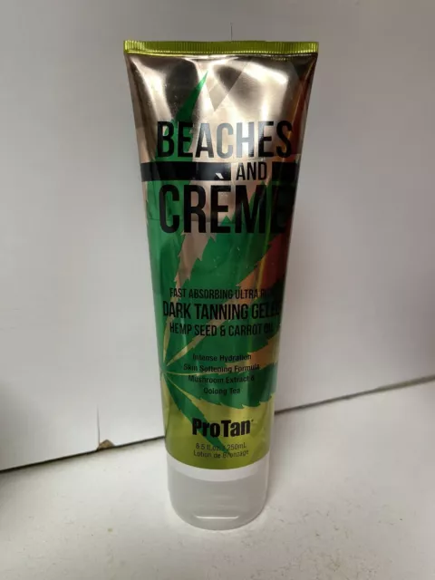 Pro Tan Beaches and Creme Sunbed Tanning Lotion Cream Gelee