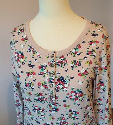 Mini BODEN Johnnie B, Cotton Ditsy Floral Long Sleeved T Shirt M