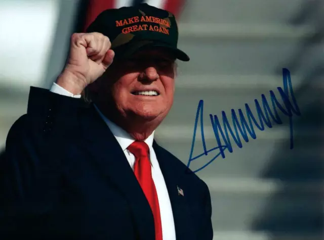 Photo signée Donald Trump 8x10 photo dédicacée photo avec COA