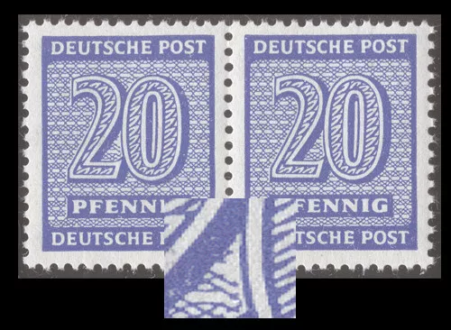 SBZ Nr. 134z I postfrisch ** "Plattenfehler"