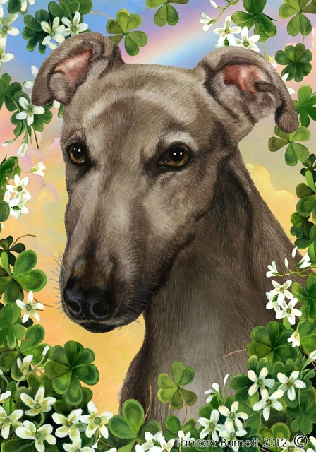 Clover Garden Flag - Grey Greyhound 314291