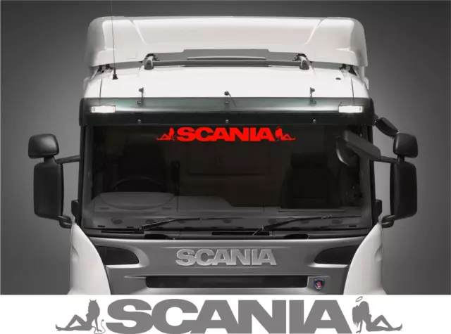 Scania Truck Griffin windscreen window glass sticker decal inside or  outside fit