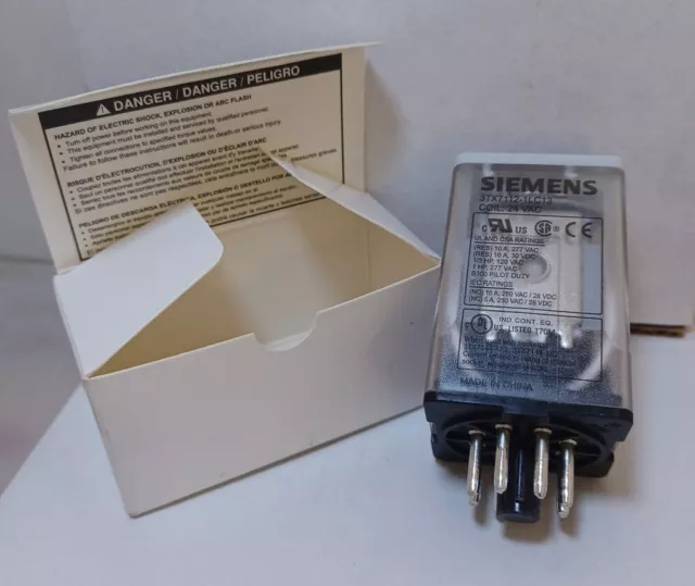 SIEMENS 3TX7112-1LG13 RELAY 240VAC COIL 8 PIN 3TX71 NEW With Box