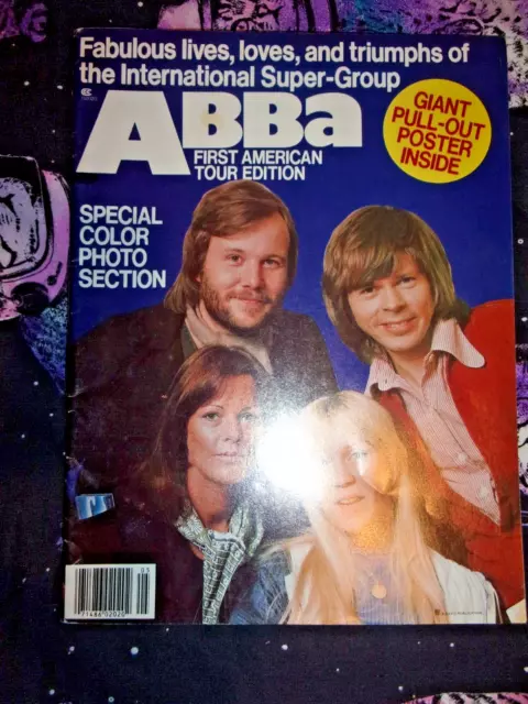 Vintage Abba  Special Magazine  Abba First American  Tour Edition No Poster