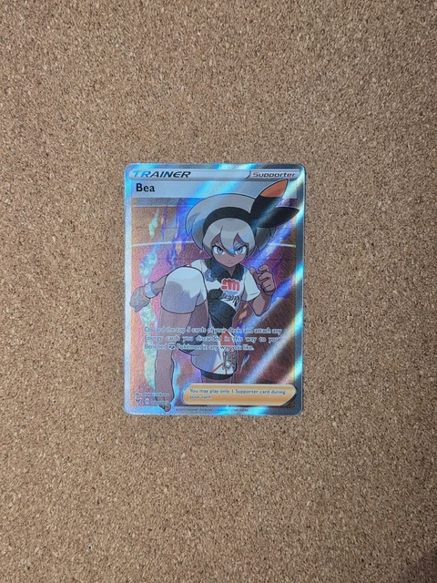 bea pokemon card full art Pokemon TCG Vivid Voltage 193/185 Bea Rainbow Rare Trainer Card main image 1