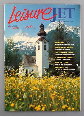 Air Uk Leisure Jet Airline Inflight Magazine Issue No.8 1994 Boeing 737 767