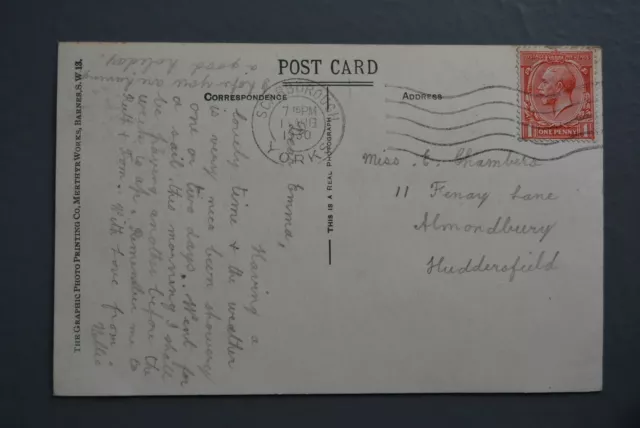 R&L Postcard: Scarborough Peasholm Park  Glen Lily Pond 1930 2