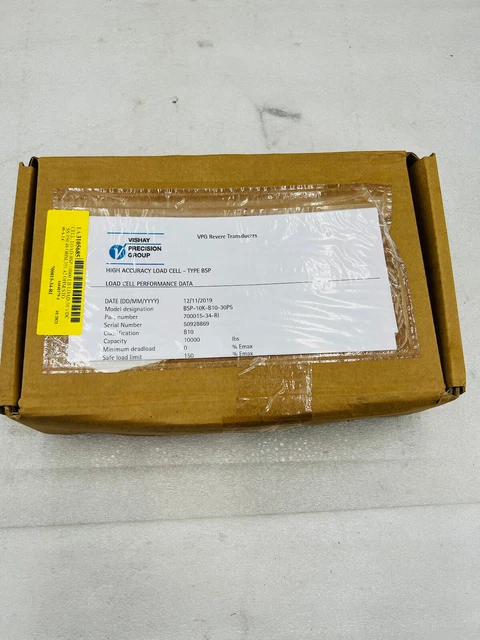 New Vishay BSP-100-B10-30P5 Revere Transducer Load Cell 250 Pounds Stock 3799