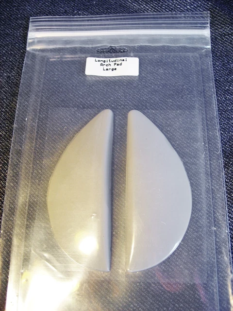 Almohadilla de arco longitudinal autoadhesiva AliMed PPT #66747 LG inserto ortopédico NUEVO-AAA