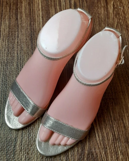 David's Bridal Nayomi Single Strap Heel Gold Sz 6.5 M