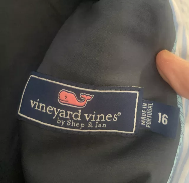 NEW $248 BOYS Vineyard Vines 2btn Blue Cotton Seersucker Sportcoat ...