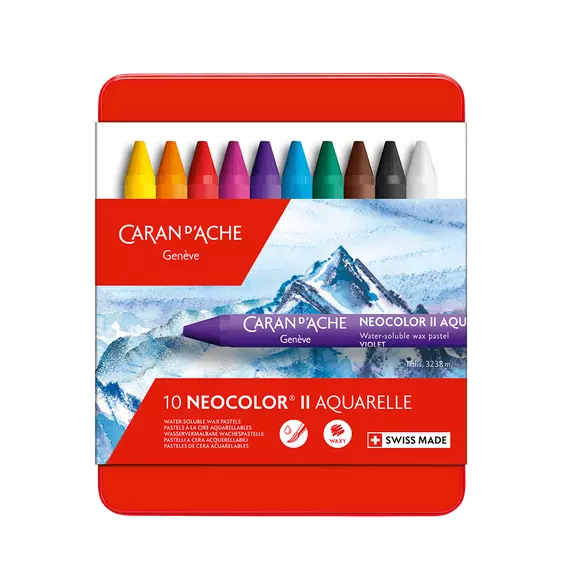 Caran d'Ache NEOCOLOR® II Pastels - 10, 15, 30, 40