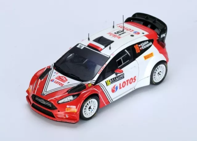 1:43 Spark Ford England Fiesta Rs Wrc #16 Rally Montecarlo 2016 R.Kubica S4969 M