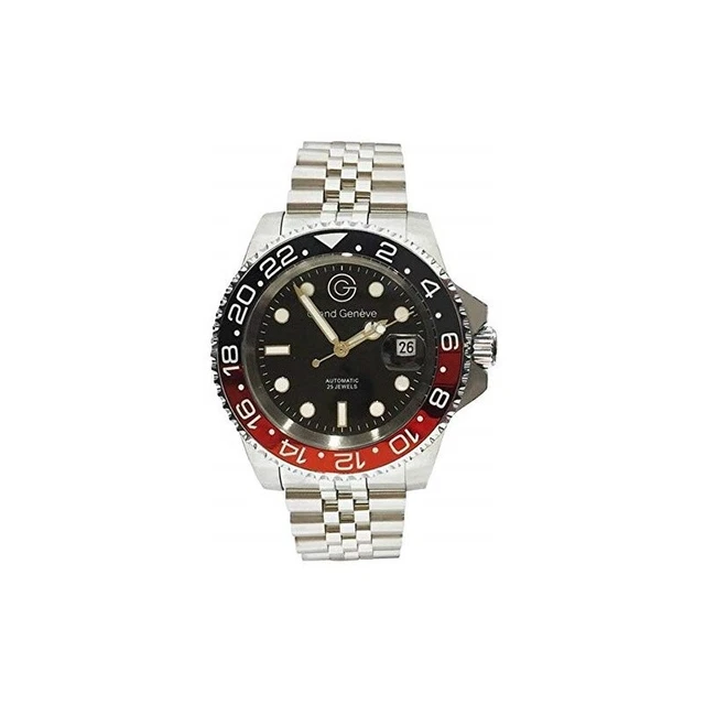 OROLOGIO GRAND GENEVE Uomo BP240157 Analogico Automatico Svizzero Nero Rosso EUR 495 00 PicClick IT