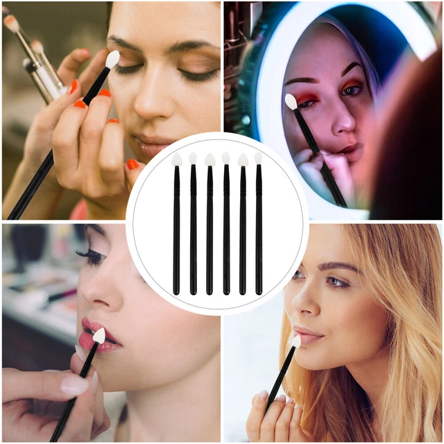 6pcs Make-up Lip Pinsel Lidschatten Pinsel Applikator Make-up Pinsel 10