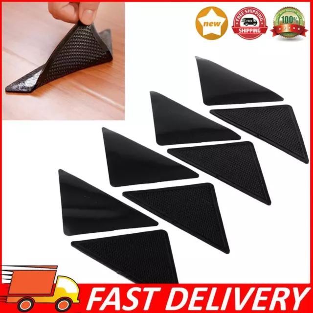 Triangle Rug Gripper Non-Brief PU Doormat Patch Washable Durable for Bathroom Car