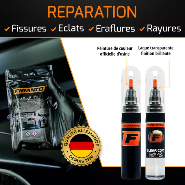 Peinture de Retouche pour VOLKSWAGEN VW LC8Z MOCCAANTHRAZIT Stylo Laque 2