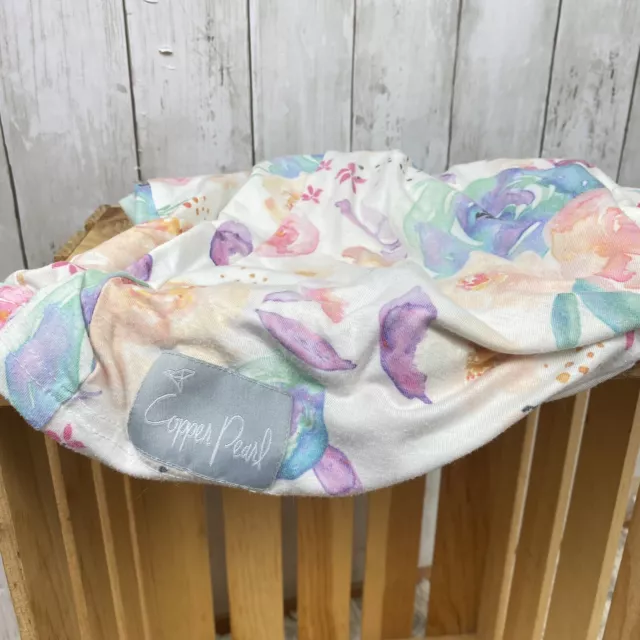 Copper Pearl EUC “Bloom” Multi Use Baby Nursing Canopy Car Seat Cover