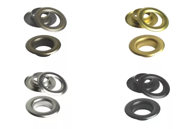 IstaTools Brass Eyelets,3/4/ 5/6/ 7mm without Rust,Eyelet,Rivets,Sleeves,Banner,