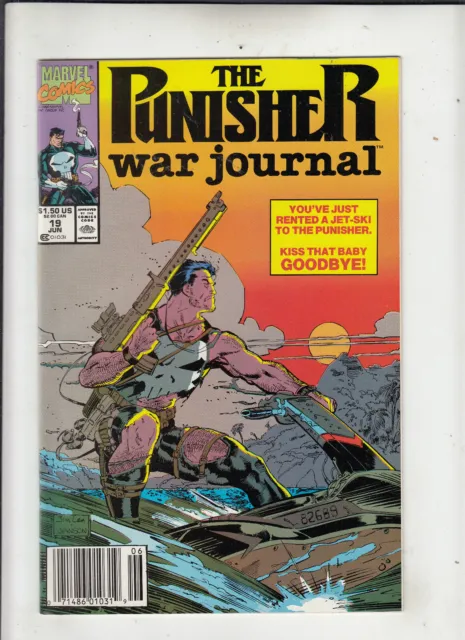 Punisher War Journal #19 (Marvel 1990) Jim Lee Newsstand NM-