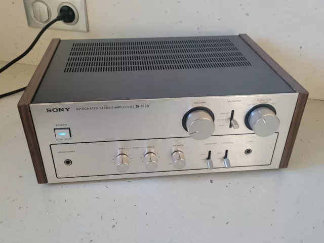 Ampli HiFi SONY TA -1630 integrated stereo amplifier 1975 TBE