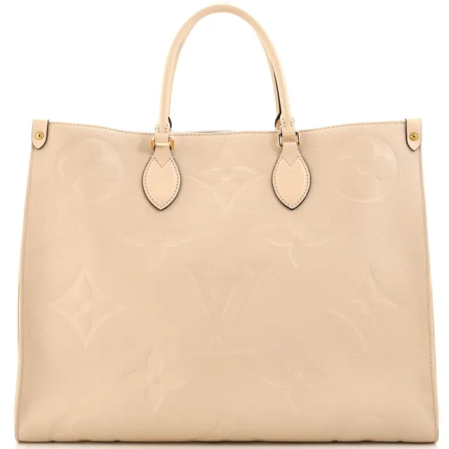 Louis Vuitton Beige Puffer Monogram Pillow Onthego GM 2way Tote 4LK041 –  Bagriculture