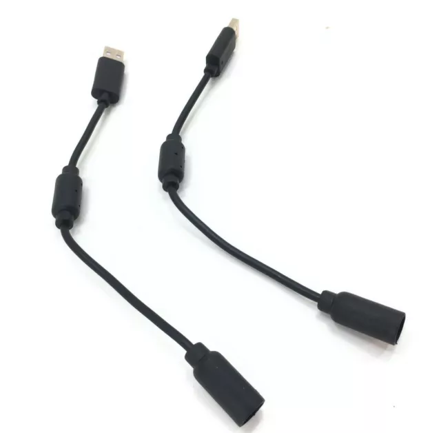 2X pcs Breakaway Cable USB Wired Adapter for XBOX XPLORER ROCK BAND GUITAR HERO