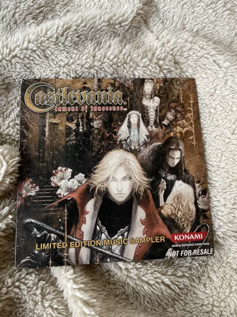 Castlevania: Lament of Innocence Limited Edition Music Sampler CD Unused