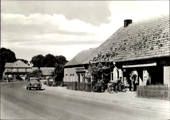 Ak Lützow in Mecklenburg, Hauptstraße, Geschäft - 3409884