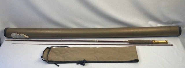 Lamiglas Featherweight FL855M 2pc 7' FLY ROD w/sock & tube EUC