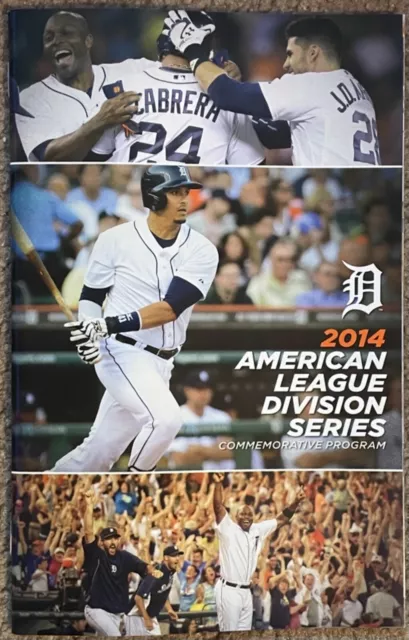 2014 Detroit Tigers ALDS Magazine 4 in a Row AL Central Champs Verlander Cabrera