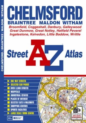 Chelmsford Street Atlas by Geographers A-Z Map Company Paperback Book The Cheap