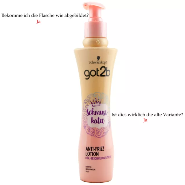 Got2b Câliner le Chat 1 X 200ml Anti-frizz Lotion - Lisses - Soyeux - Support