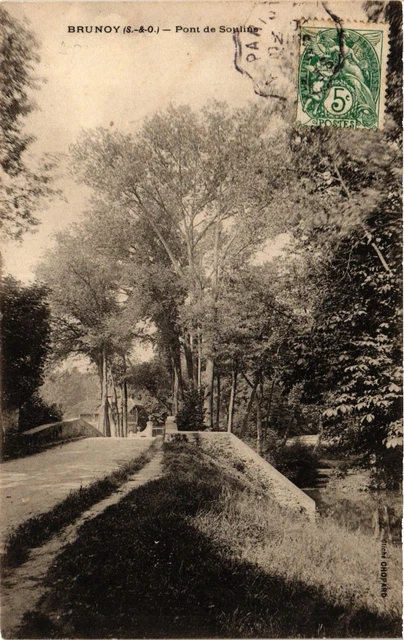 CPA BRUNOY - Pont de Soulins (385008)