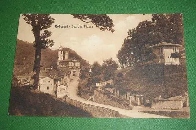 Cartolina Roburent - Sezione Piazza 1915 ca