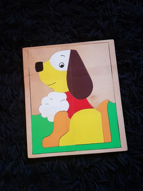 Ancien Puzzle En Bois Tourangelle Suppligeon - Pièce Vintage De Collection