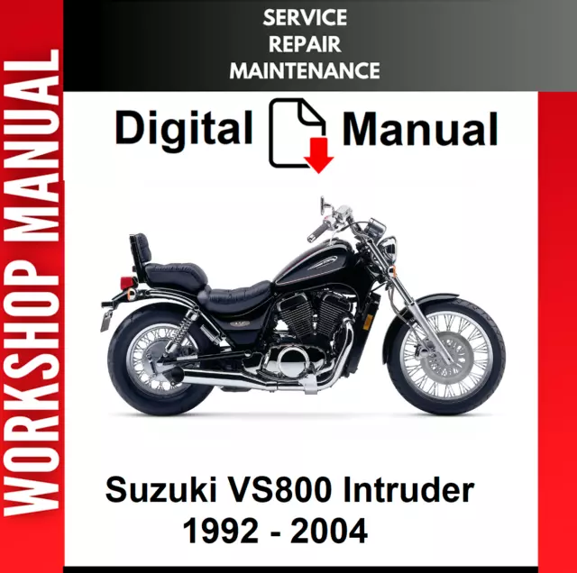 Suzuki Vs800 Intruder 800 2000 2001 2002 2003 2004 Service Repair Shop Manual