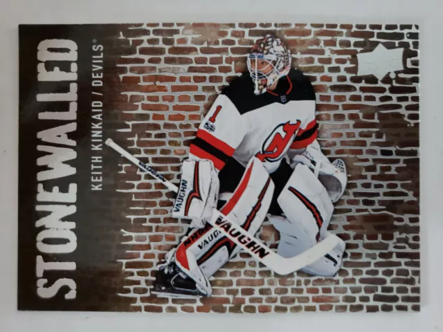 2018-19 Upper Deck Stonewalled Keith Kinkaid Hockey Card #SW-33 NJ Devils