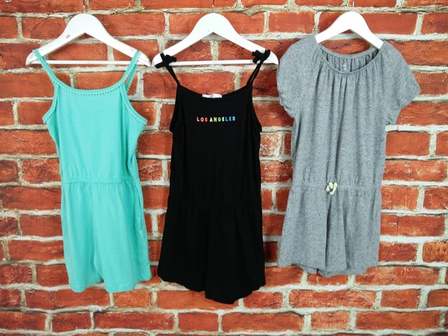 Girls Bundle Age 8-9 Years M&S Matalan H&M Tee Playsuit Summer Sleeveless 134Cm
