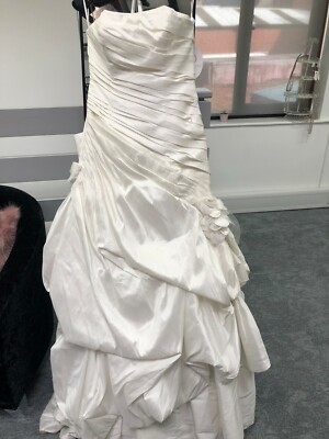 Pronovias Orinoco Taille 12 Blanc Cassé/dentelle queue de poisson 