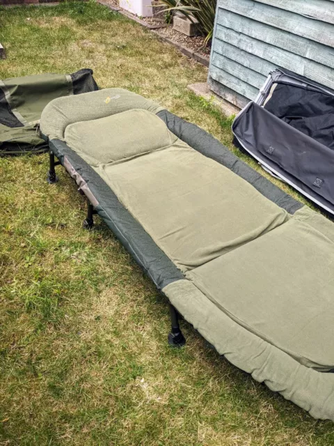 Cyprinus XL Memory Foam Carp Fishing Bed / Chair + NGT Carry Case RRP £275