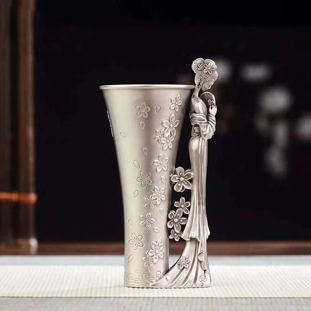 Sterling Silver Spirits Cup 999 Sterling Silver Antique 20 Ml Whiskey Shot