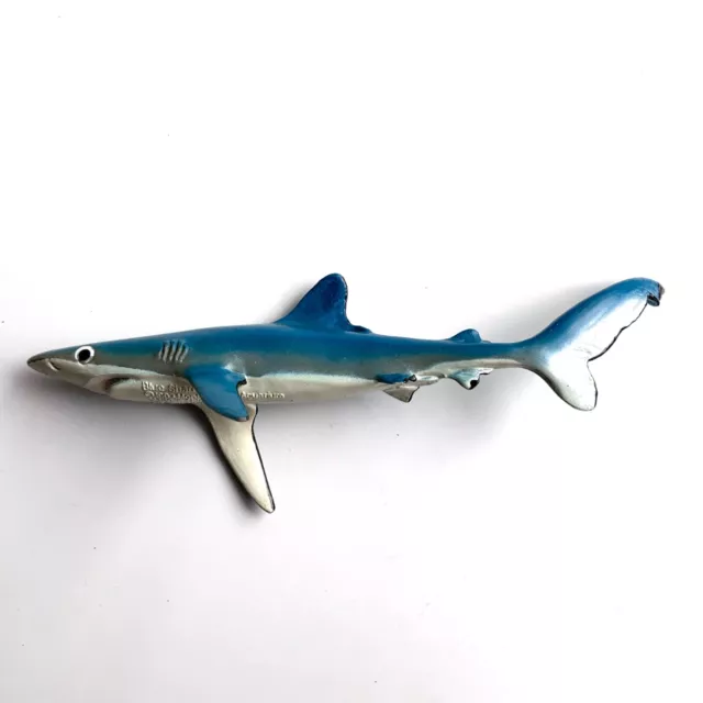 Blue Shark Figurine- Safari Ltd. Monterey Bay Aquarium Collection 1993 7” long