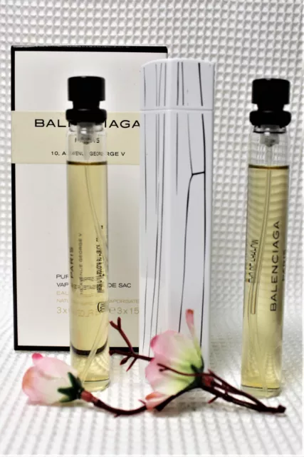 BALENCIAGA paris (3x0.5 oz) Eau De Parfum PURSE SPRAY (True Photo)